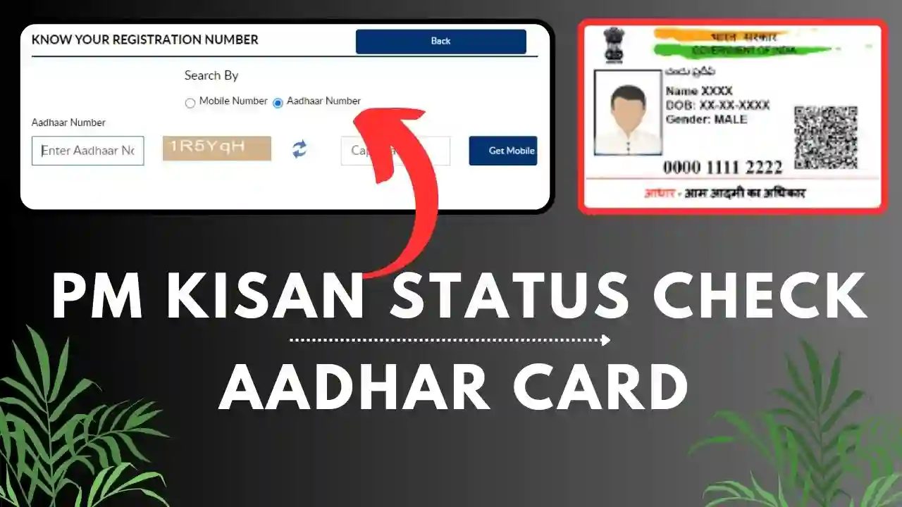 PM Kisan Status Check Aadhar Card